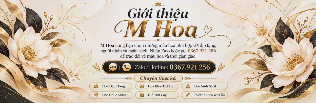 Ảnh bìa Shop hoa tươi Xã Mỹ Lộc Tây Ninh - Chọn sắc hoa cho người thương